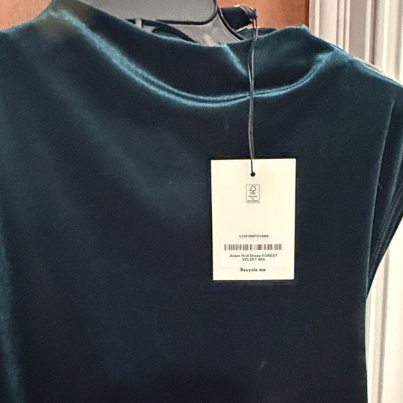 Reformation Alden Knit Dress Green - Size S - Picture 5 of 6